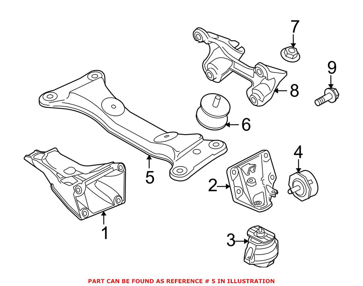 BMW Gearbox Support 22316771065